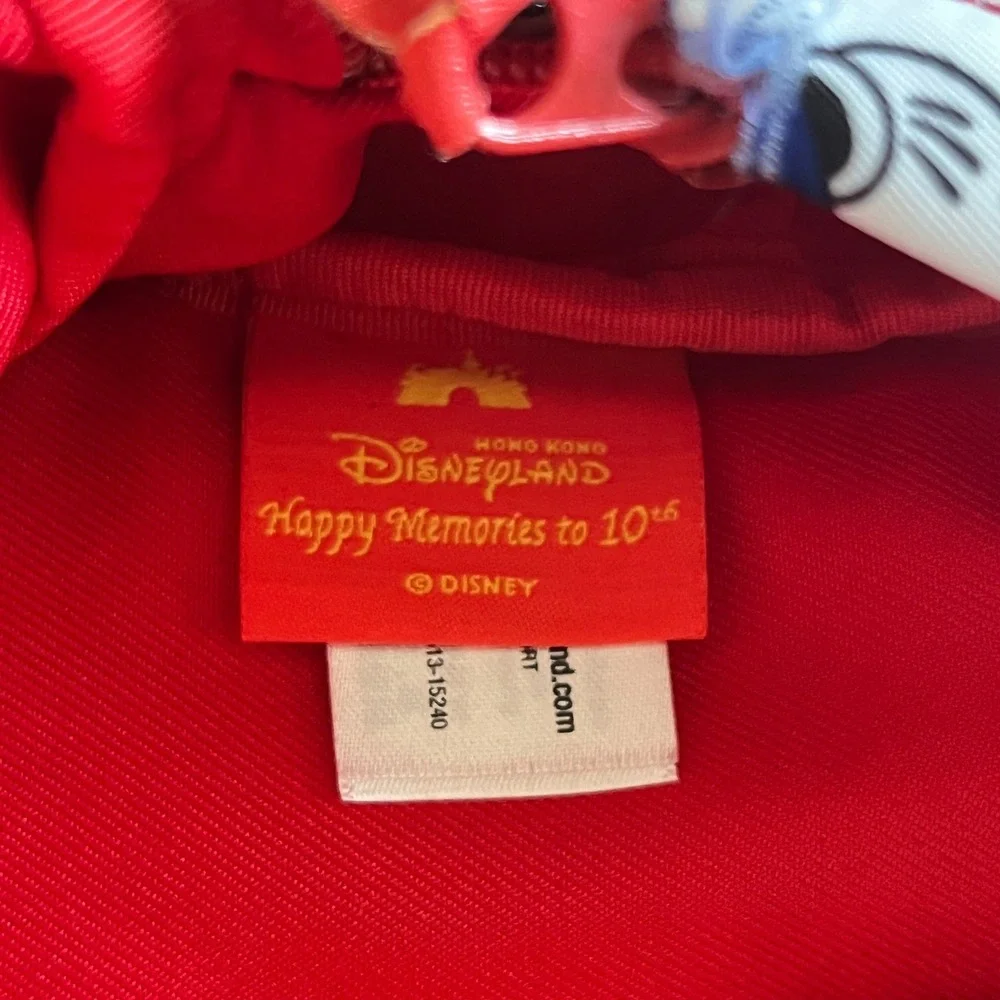 Disney Hong Kong Disneyland 10th‎ Anniversary Mickey Mouse Backpack Bookbag